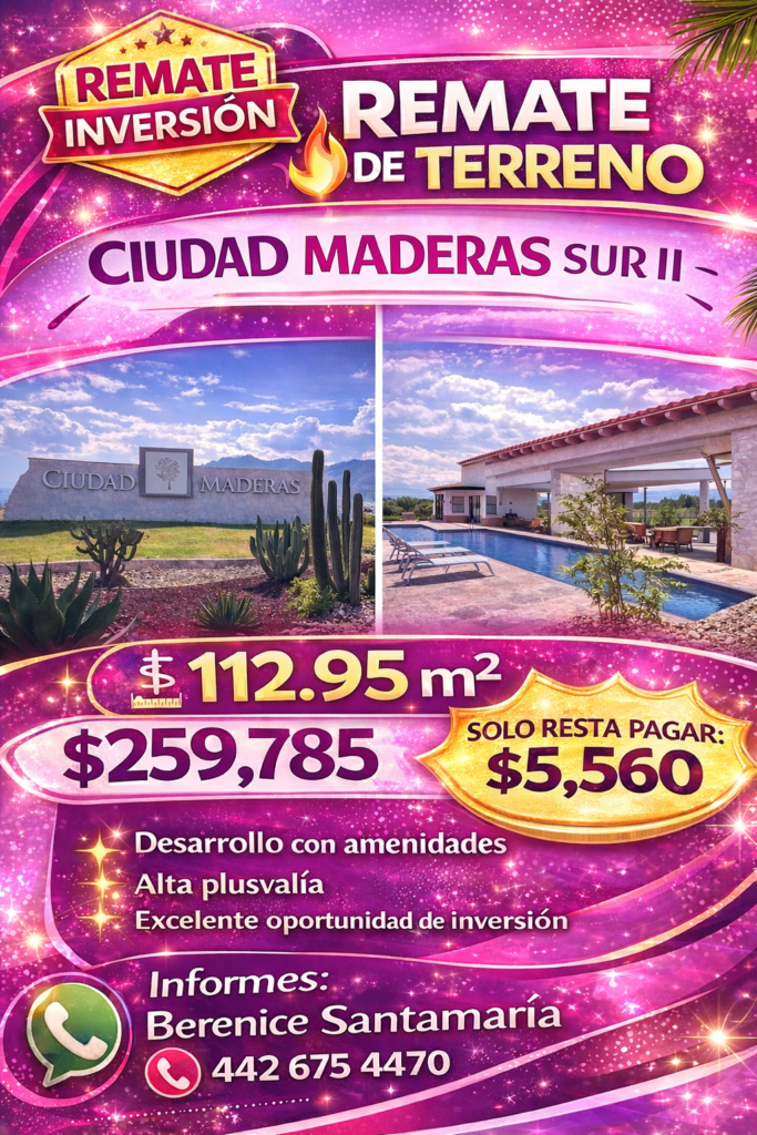 Terreno Ciudad Maderas Sur II
