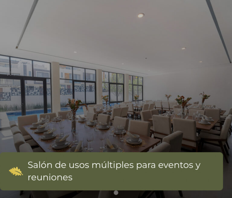 Casa en Venta en los Robles Juriquilla Modelo Acacia Querétaro Saint Marie Inmobiliaria Salon de usos múltiples y de eventos
