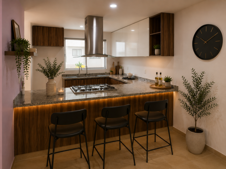 Venta de Casa Modelo Acacia en Juriquilla Querétaro Saint Marie Inmobiliaria Cocina