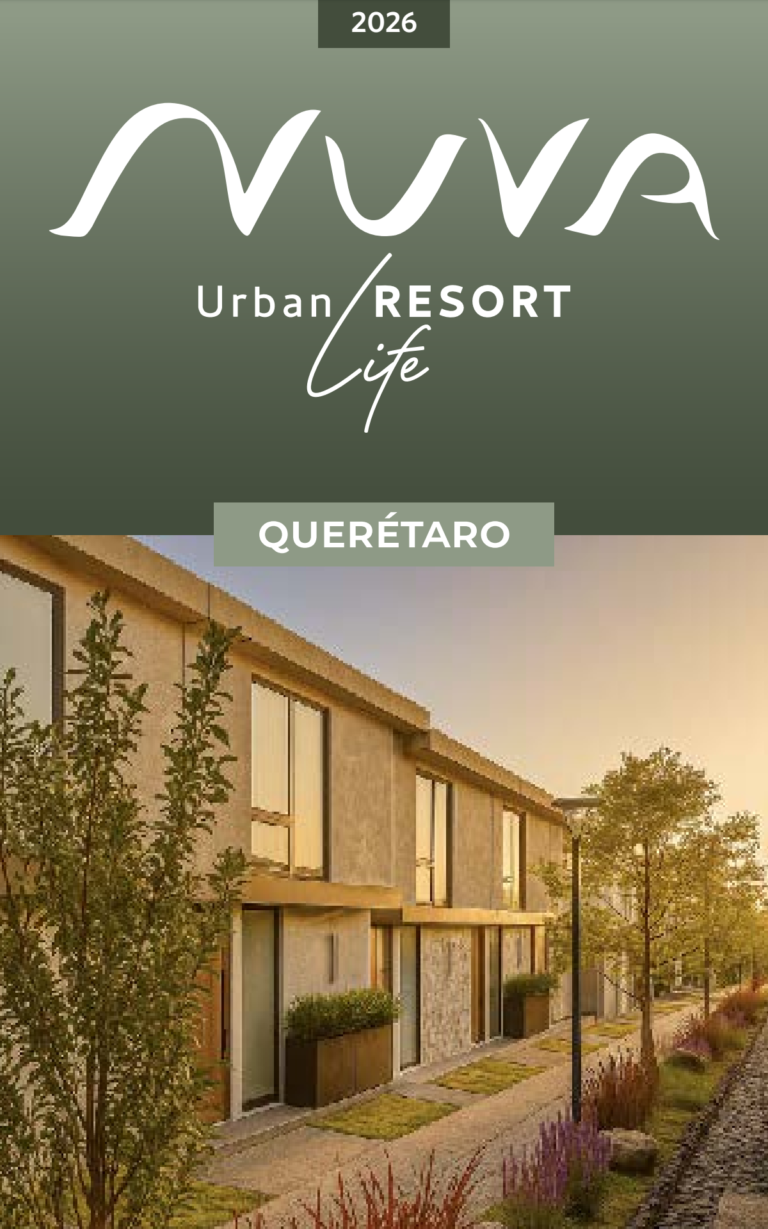Venta de Casas Nuva Urban Resort Life Casas Platino Zibatá Querétaro Saint Marie Inmobiliaria Fachadas
