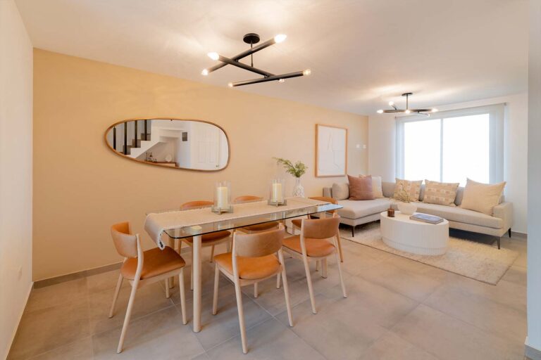 sala-comedor-casa-modelo-ceiba-sendas-el-marques-queretaro