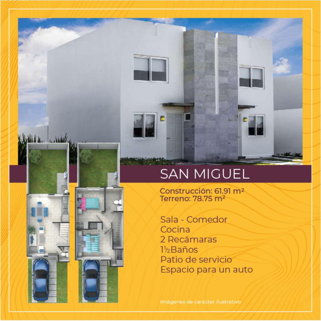 Casa Modelo San Miguel en Sendas Residencial El Marqués Querétaro
