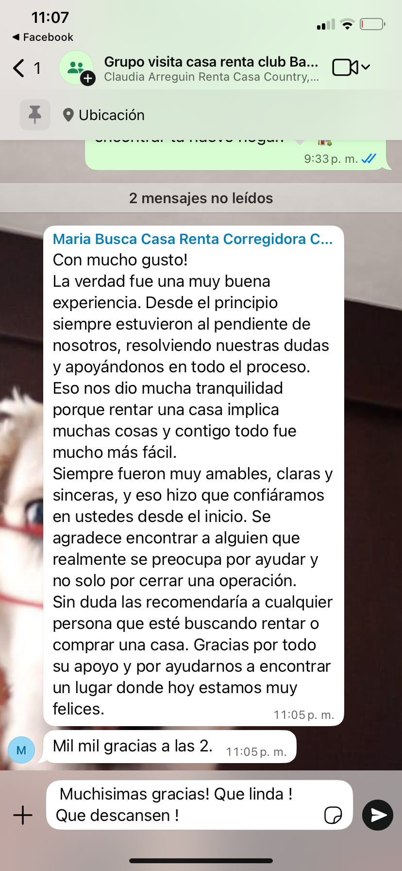 Testimonio renta casa Country Club Balvanera