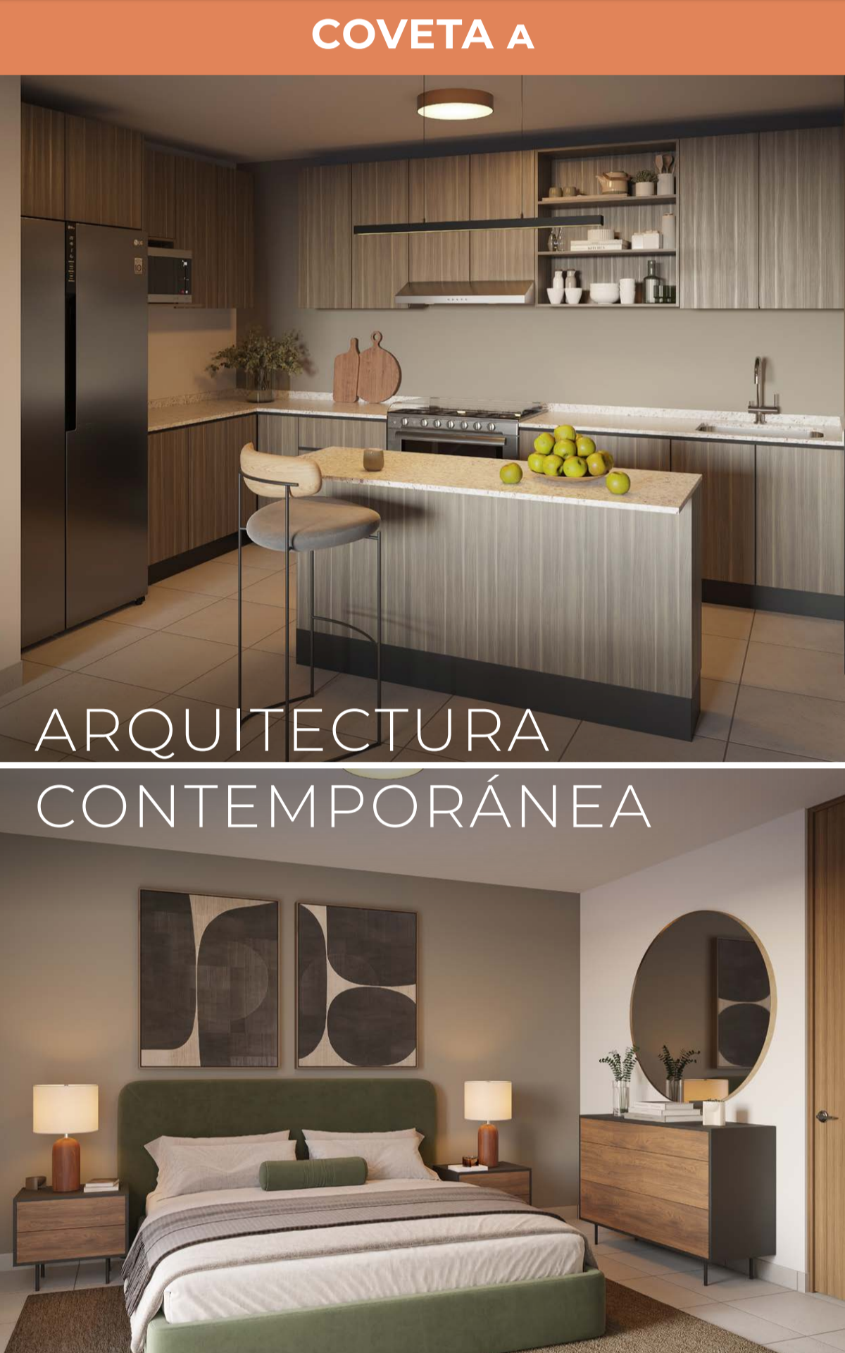 Arquitectura contemporánea del Living Unit Coveta A