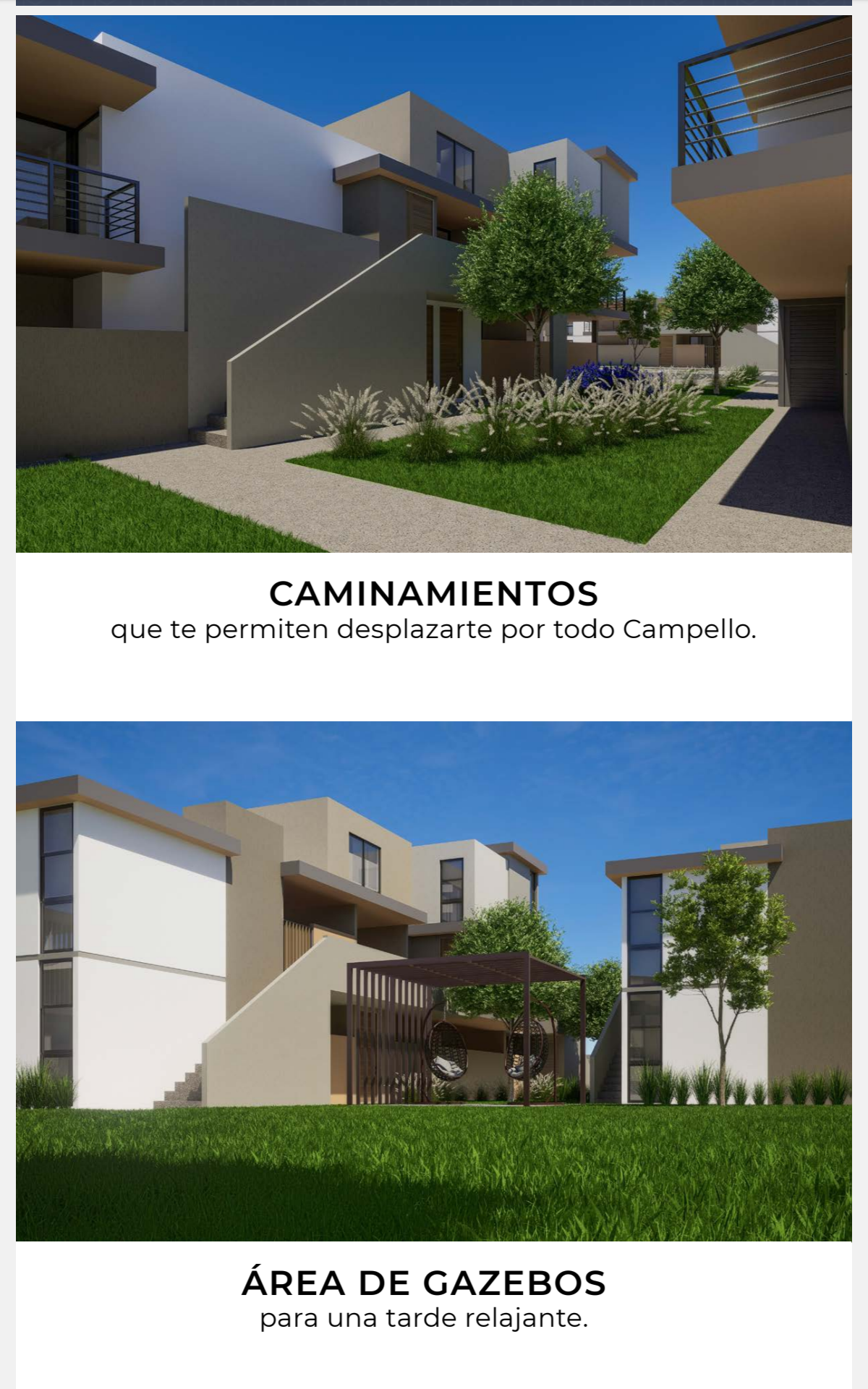 Caminamientos y gazebos Campello