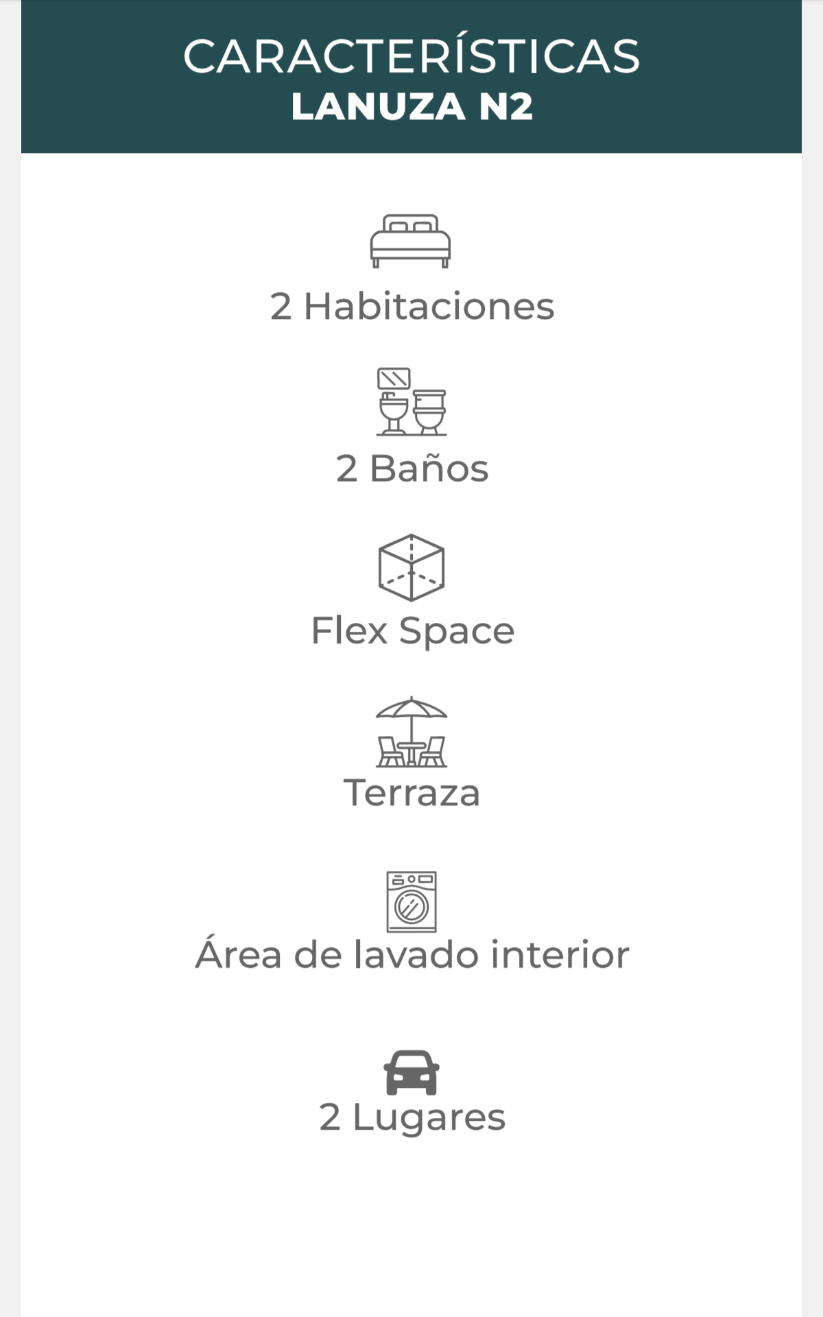 Características del Departamento Lanuza N2