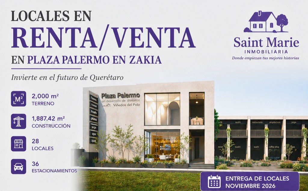 Locales comerciales en Plaza Palermo, Zákia
