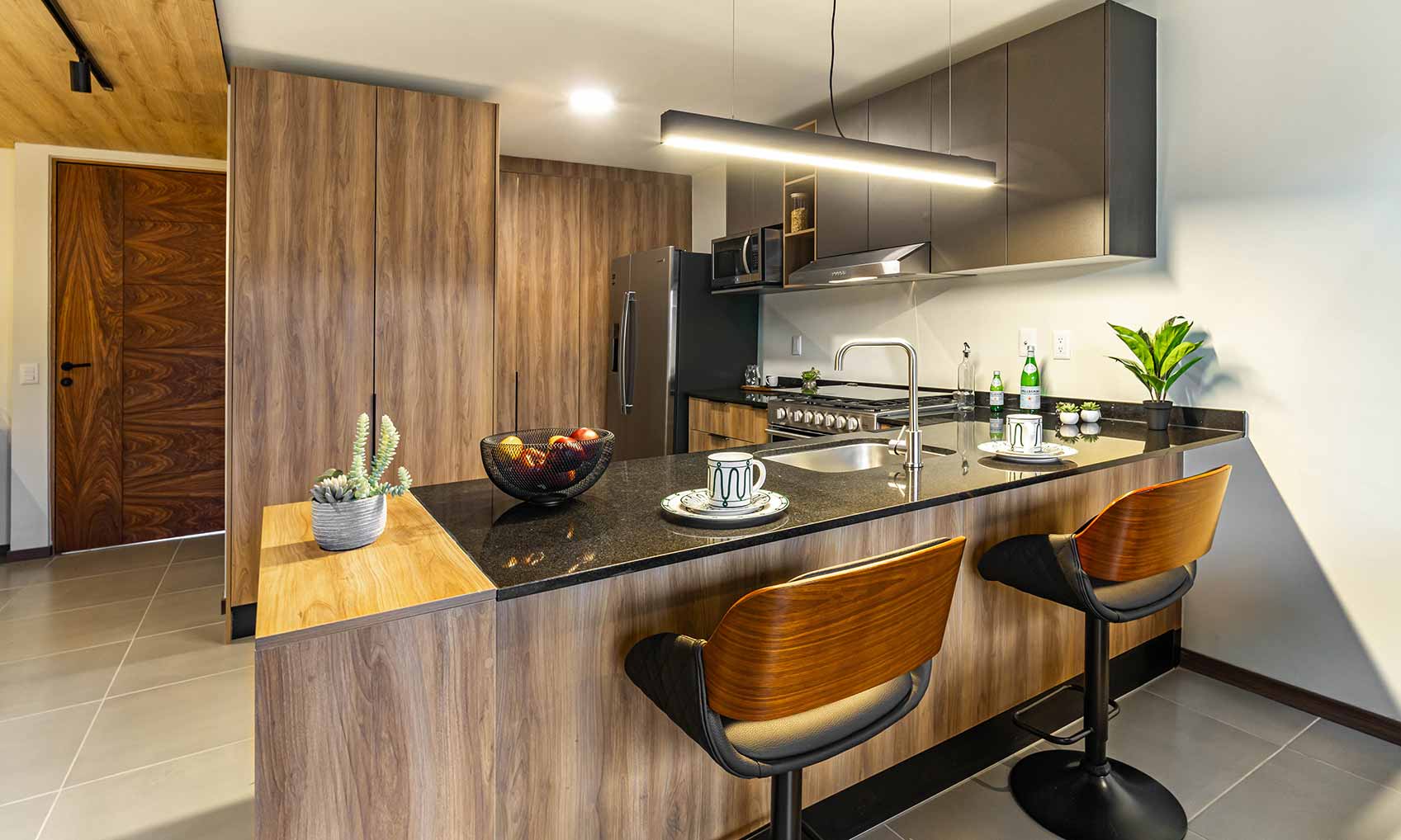 Cocina de la casa Modelo 115
