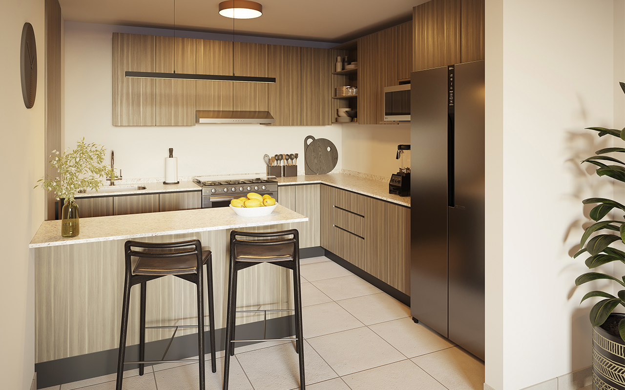 Cocina del Living Unit Coveta A