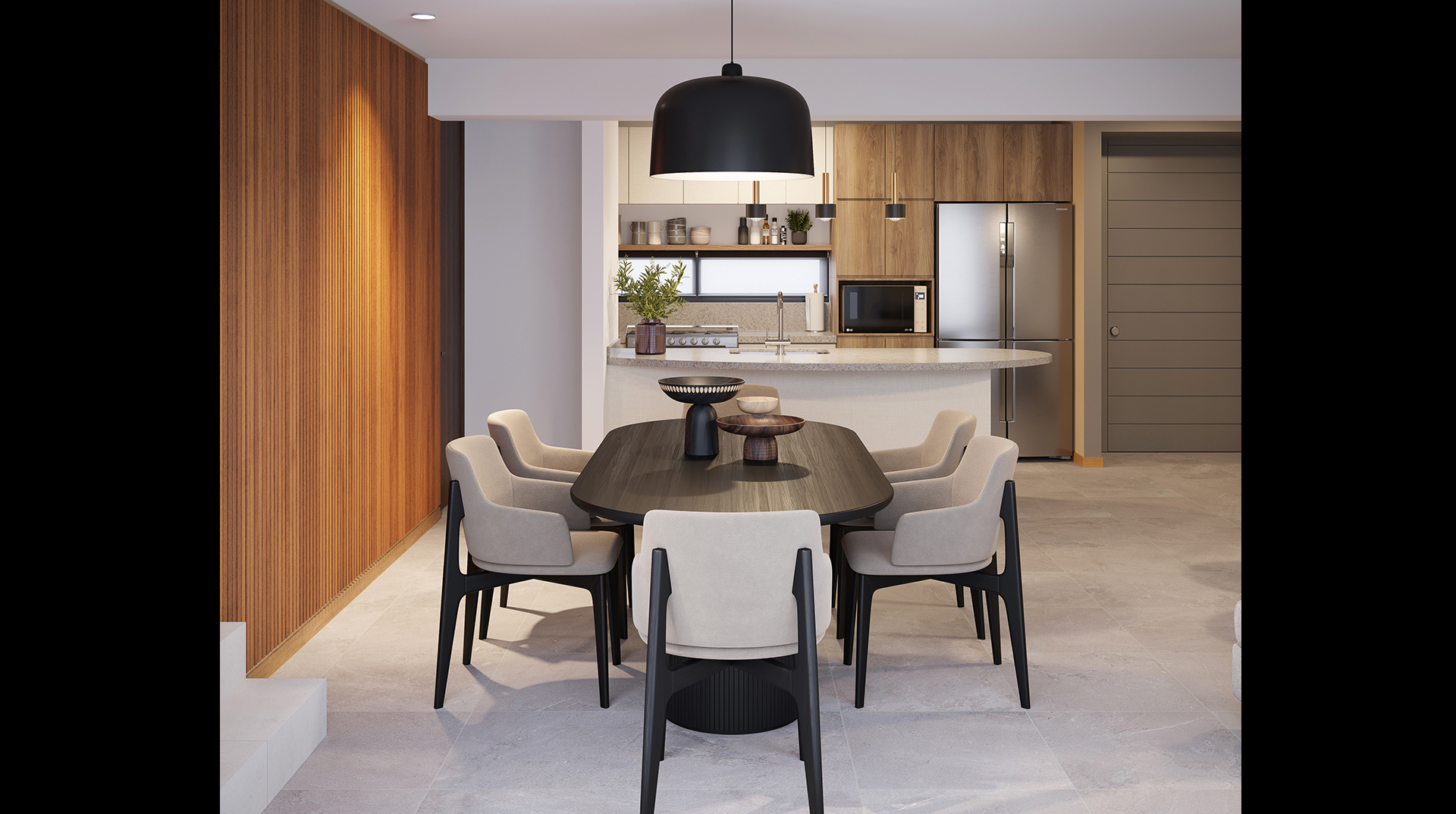 Comedor y cocina Casa Modelo Doni