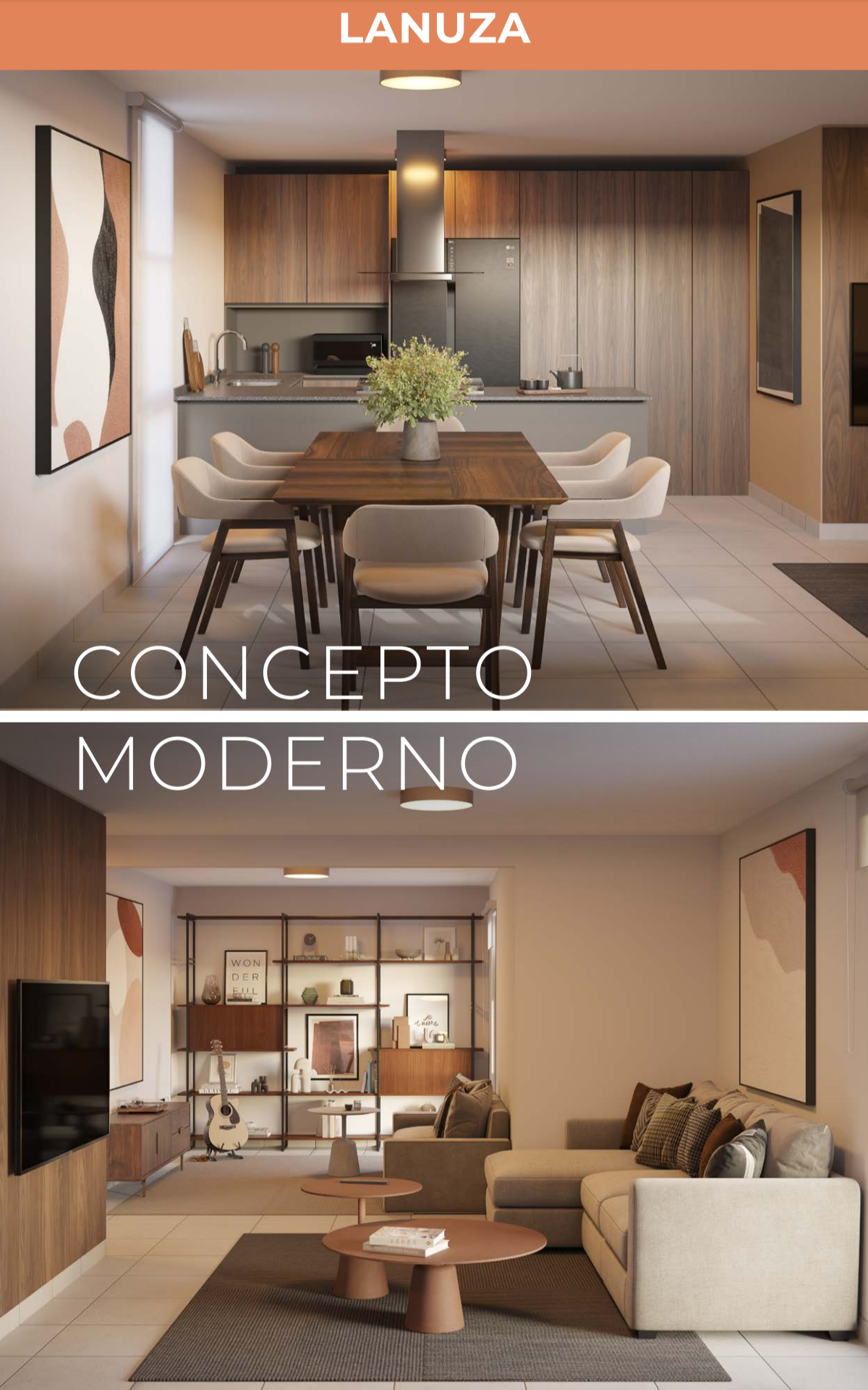 Concepto moderno del Departamento Lanuza PA
