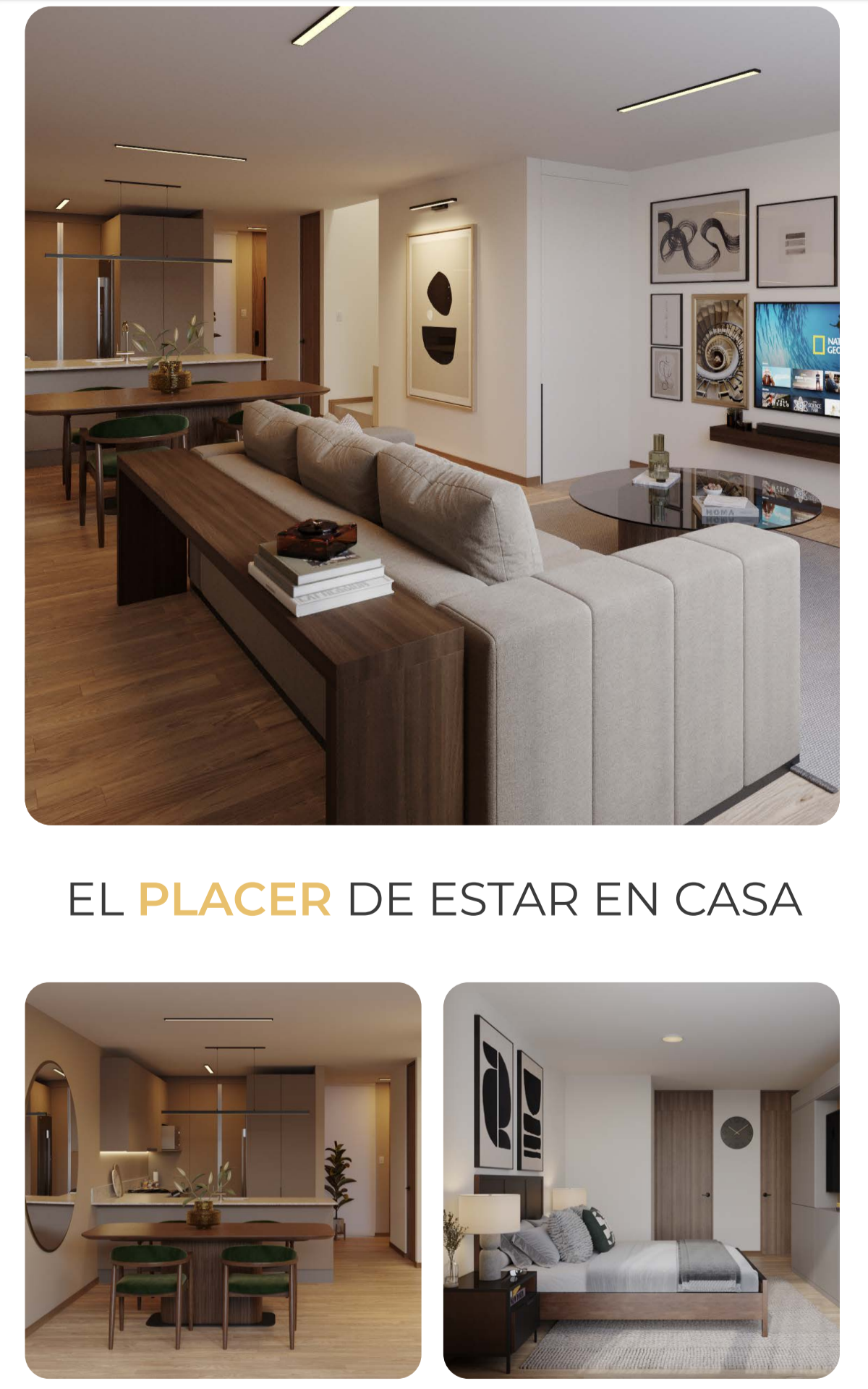 Flyer del Departamento Modelo 5M en Nuva