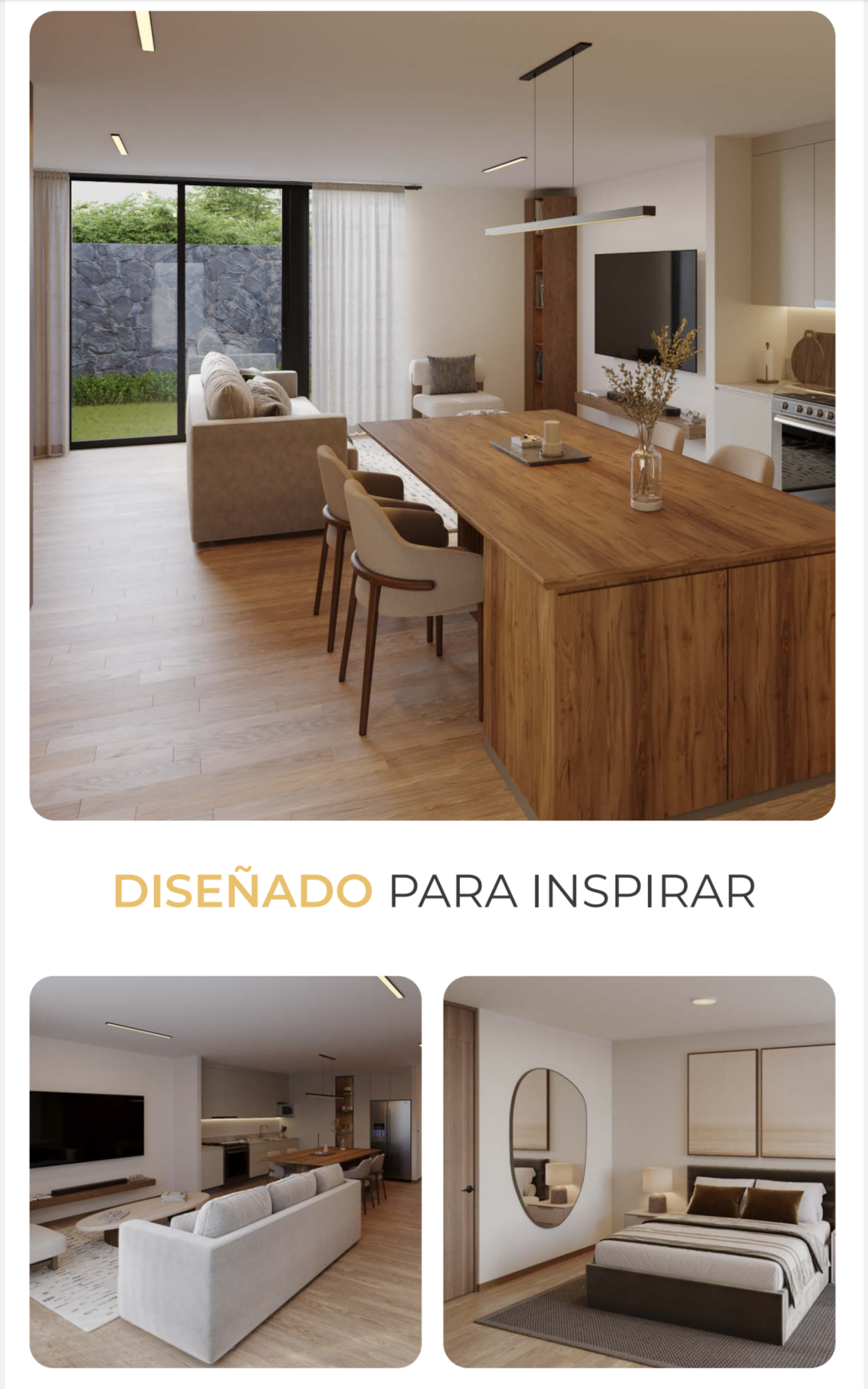 Flyer del Departamento Modelo 6M en Nuva