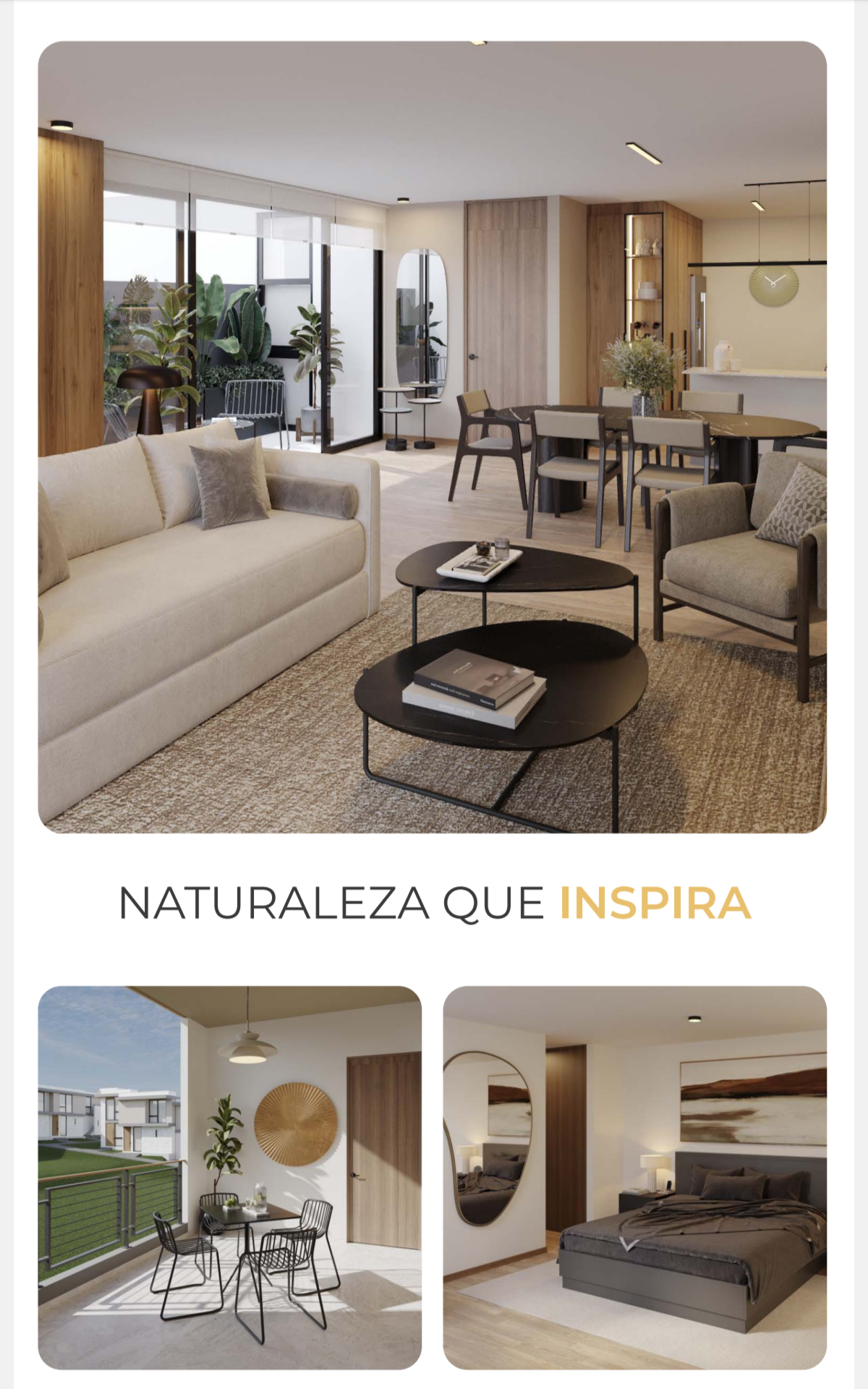 Flyer del Departamento Modelo D110 N1 en Nuva