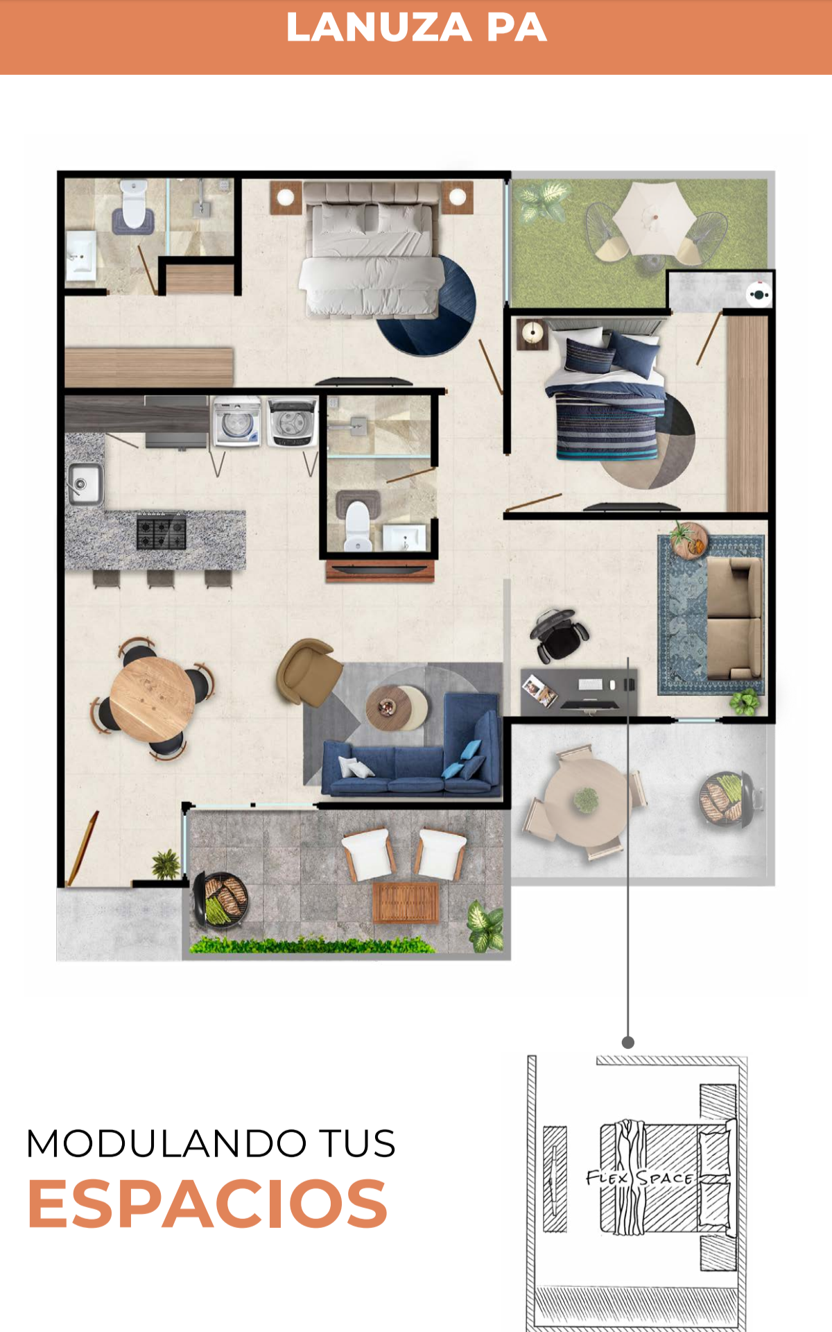 Plano del Departamento Lanuza PA