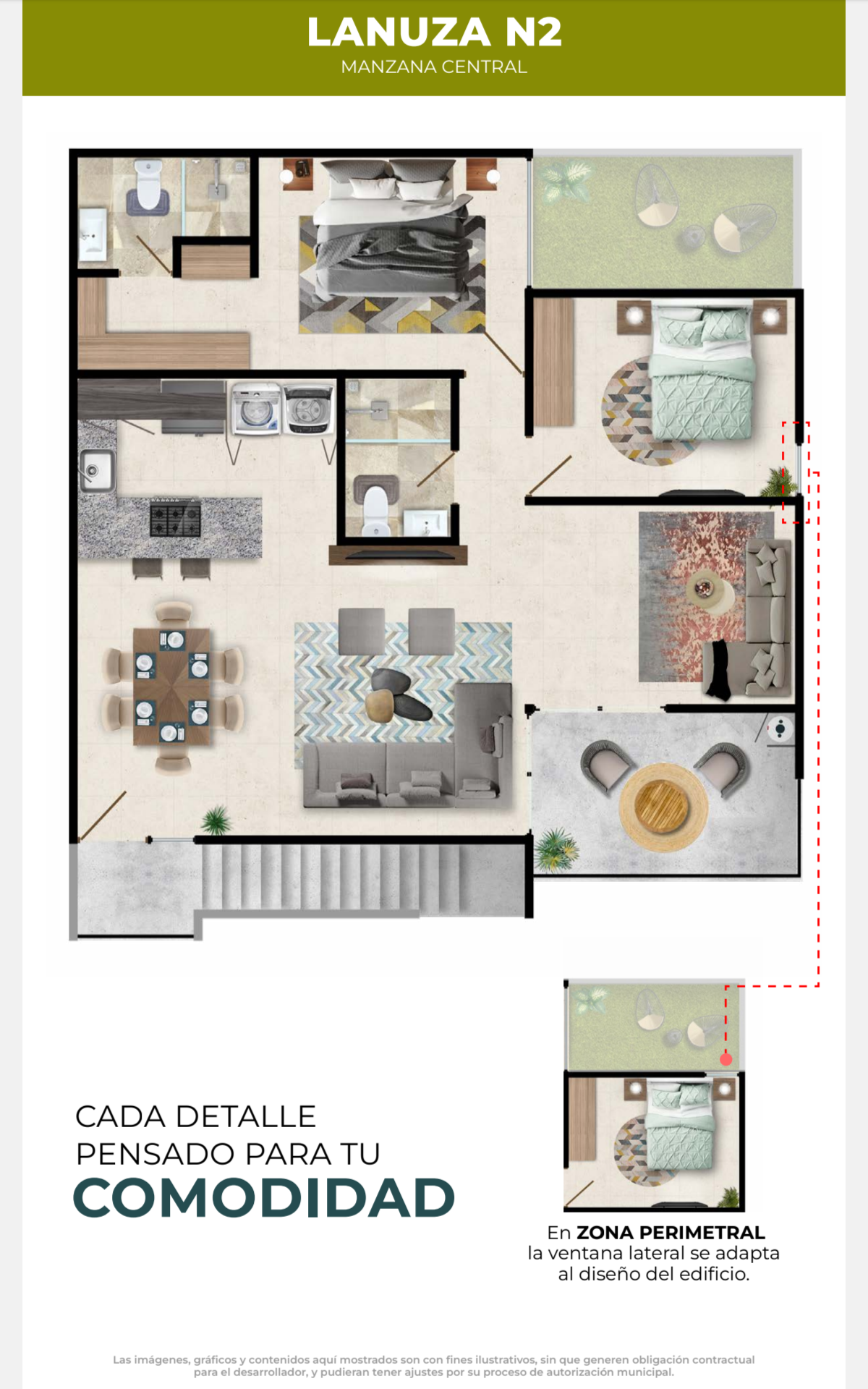 Plano del Departamento Lanuza N2