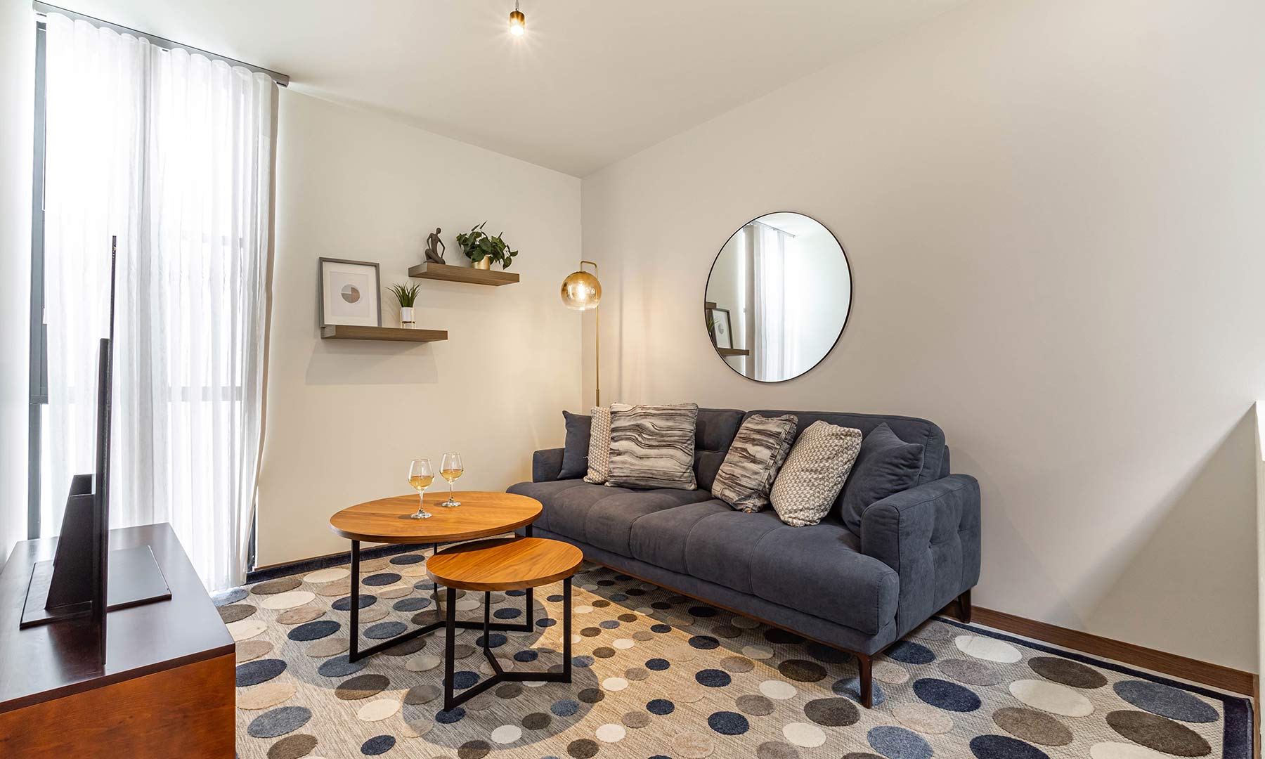 Sala de la casa Modelo 105 D
