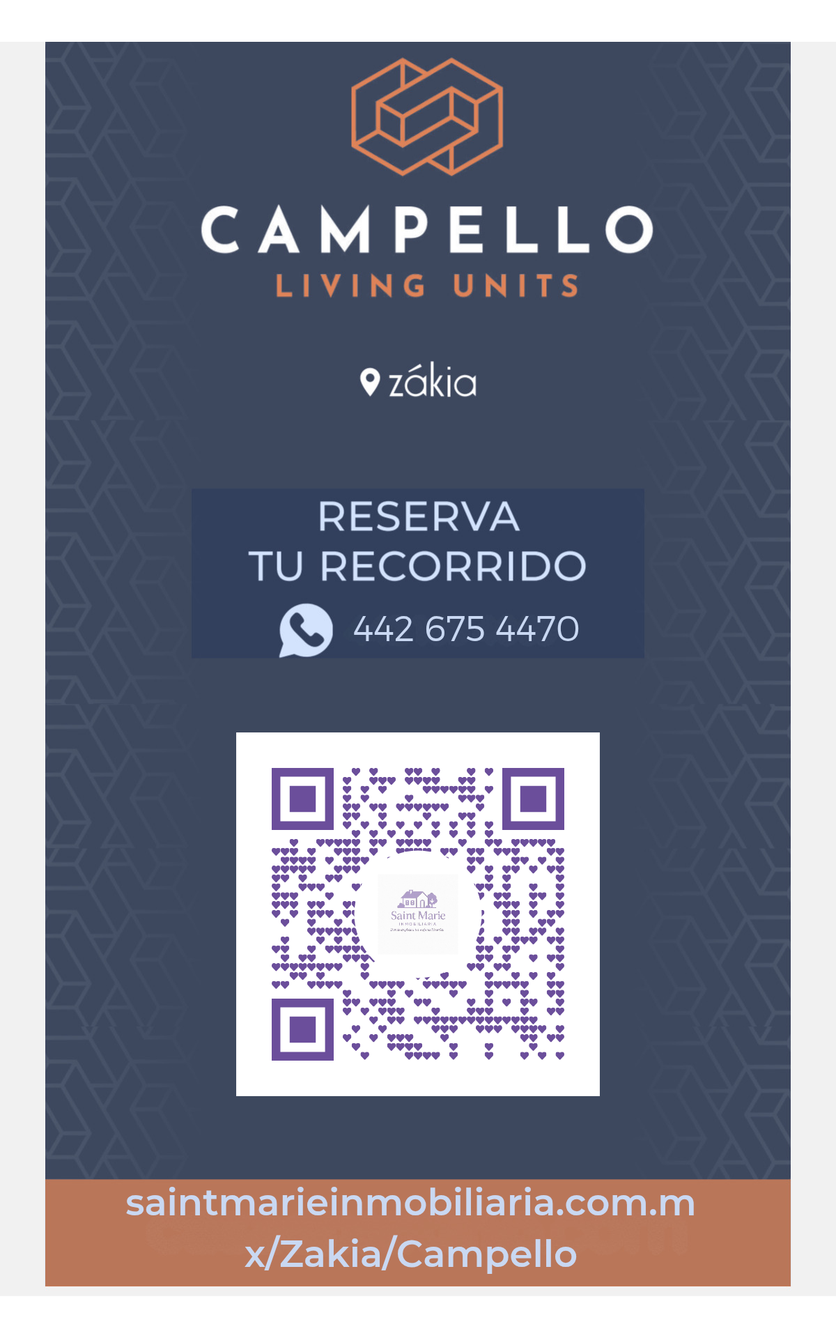 Tarjeta de acceso residencial Campello en Zákia, Querétaro