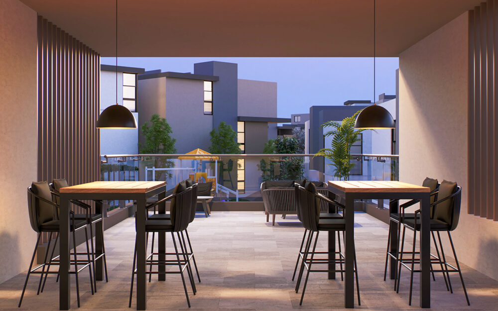 Terraza de planta alta en Campello