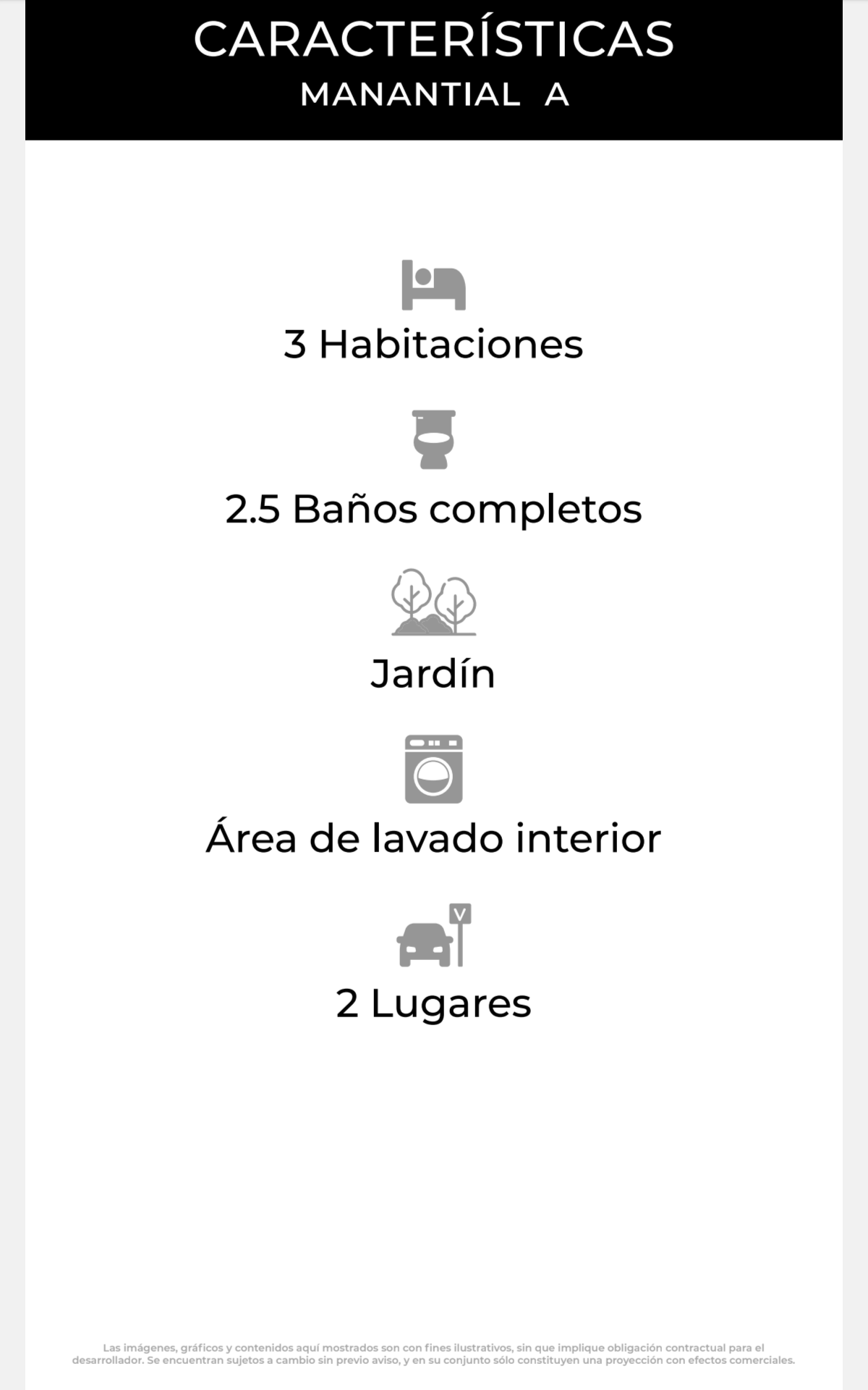 Características de la Casa Manantial A en Montebello
